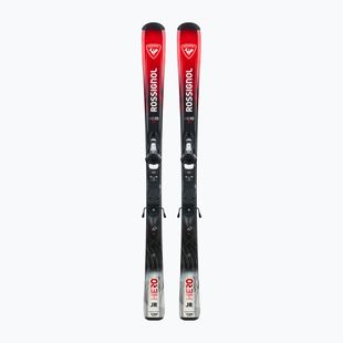 Vaikiškos kalnų slidės + apkaustai Rossignol Hero Jr 100-140 + Kid 4 GW