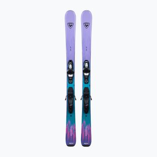 Vaikiškos kalnų slidės + apkaustai Rossignol Soul Jr 104-140 + Kid 4 GW