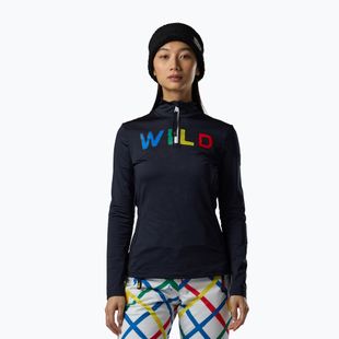 Moteriškas termo džemperis Rossignol JCC Quarter Zip First Layer black