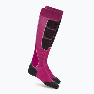 Moteriškos slidinėjimo kojinės Rossignol Intermediate Eelectric fuchsia
