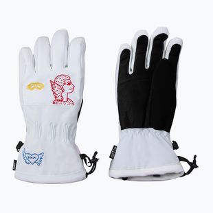 Moteriškos slidinėjimo pirštinės Rossignol JCC R-Shell Dry white