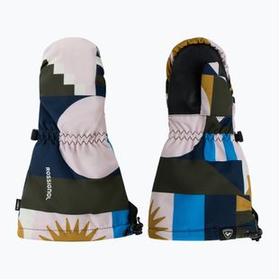 Vaikiškos slidinėjimo pirštinės Rossignol Mittens R-Shell Dry jr potpourri dazzle blue