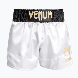 Vyriški treniruočių šortai Venum Classic Muay Thai balta/auksinė/juoda