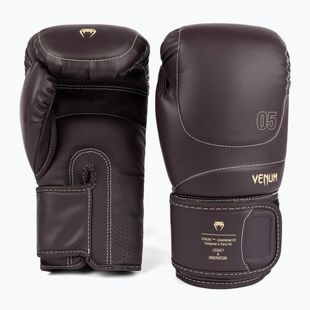 Vyriškos bokso pirštinės Venum Impact Evo Boxing Gloves 14 OZ chocolate