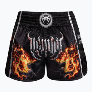Vyriški treniruočių šortai Venum Gladiator 5.0 Muay Thai Shorts black/neon orange