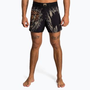 Vyriški treniruočių šortai Venum Tiger Men'S Fight Shorts black/neon orange