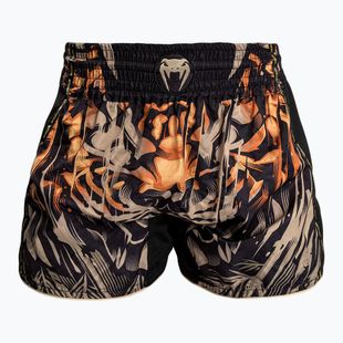 Vyriški treniruočių šortai Venum Tiger Muay Thai Shorts black/neon orange
