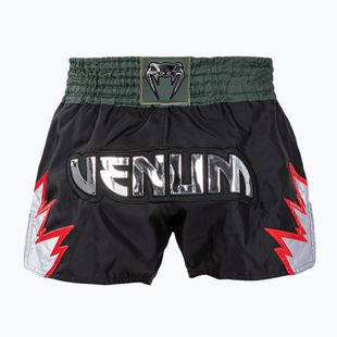Vyriški treniruočių šortai Venum Inferno Muay Thai deep black/khaki