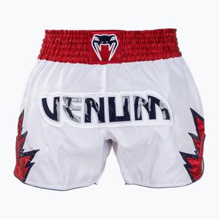 Vyriški treniruočių šortai Venum Inferno Muay Thai white/red