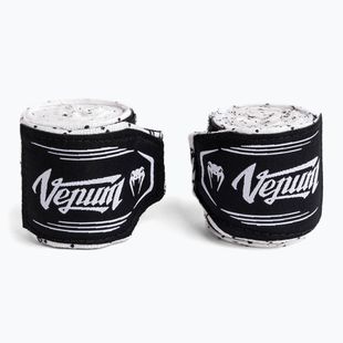 Bokso raiščiai Venum Hand Wraps 250 cm white/black