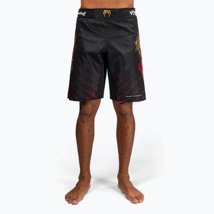 Vyriški treniruočių šortai Venum X Tekken 8 - Marshall Law Fight Shorts black/red/gold