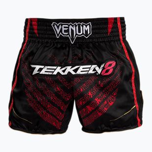 Vyriški treniruočių šortai Venum X Tekken 8 - Marshall Law Muay Thai Shorts black/red/gold