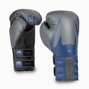 Bokso pirštinės Venum Reverso Boxing storm grey/royal blue