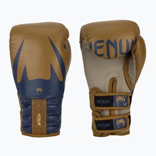 Bokso pirštinės Venum Reverso Boxing emerald green/gold