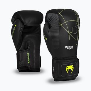 Bokso pirštinės Venum Training Camp 4.0 black/neo green