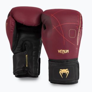 Bokso pirštinės Venum Tactical XT black/burgundy/gold