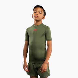 Vaikiški treniruočių marškinėliai Venum Contender Rashguards Jr khaki