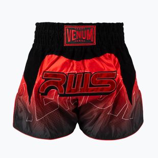 Vyriški treniruočių šortai Venum x RWS 2.0 Muay Thai black/red