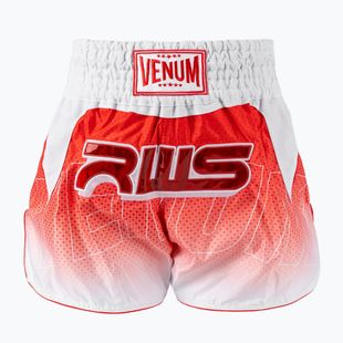 Vyriški treniruočių šortai Venum x RWS 2.0 Muay Thai white/red