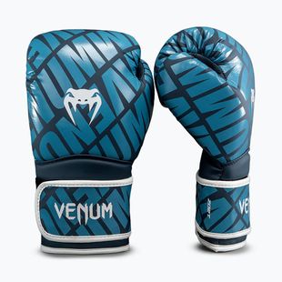 Bokso pirštinės Venum Contender 1.5XT Boxing navy blue/sky blue