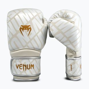 Bokso pirštinės Venum Contender 1.5XT Boxing light beige/white cream