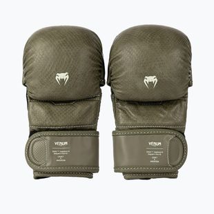 MMA sparingo pirštinės Venum Impact Evo Scales MMA army green