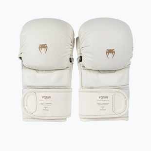 Sparingo MMA pirštinės Venum Impact Evo Scales MMA ivory