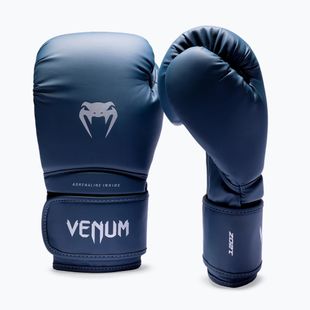 Bokso pirštinės Venum Contender 1.5 midnight blue/ silver