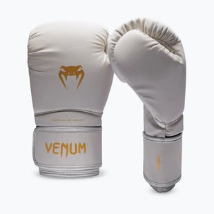 Bokso pirštinės Venum Contender 1.5 ivory/gold