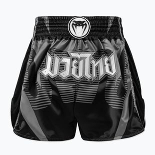 Vyriški treniruočių šortai Venum Adrenaline Muay Thai black/silver grey