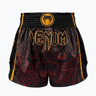 Vyriški treniruočių šortai Venum Quetzal Fury Muay Thai black/fury red/tangerine