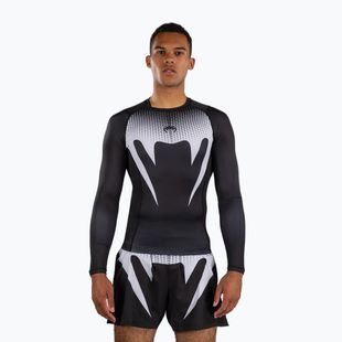 Vyriškas rashguard ilgomis rankovėmis Venum No Gi Rashguards black/white
