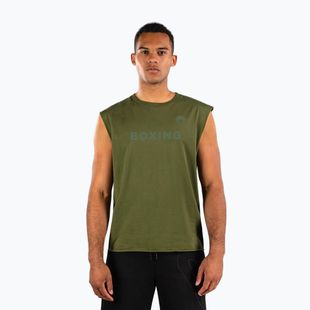 Vyriški marškinėliai Venum Boxing VT Sleeveless military green