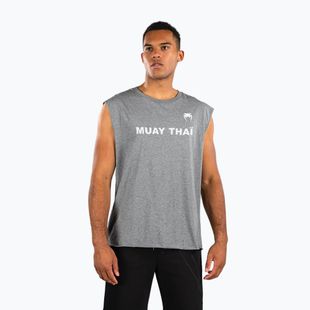 Vyriški marškinėliai Venum Muay Thai VT heather grey