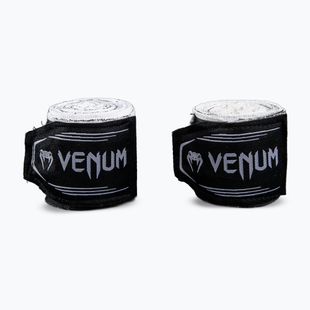 Bokso raiščiai Venum Bats Night Handwraps 250 cm black/white