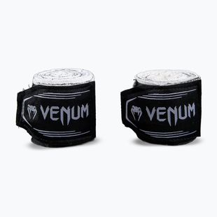 Bokso raiščiai Venum Bats Night Handwraps 450 cm black/white
