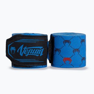 Bokso raiščiai Venum Monogram Hand Wraps Advanced 400 cm blue