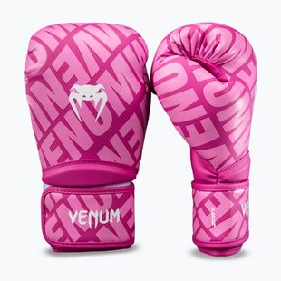 Bokso pirštinės Venum Contender 1.5 XT 3D Boxing candy pink/white