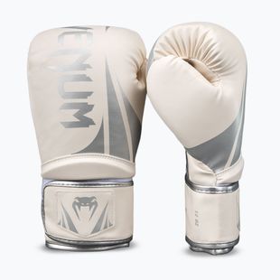 Bokso pirštinės Venum Challenger 2.5 Boxing white/silver