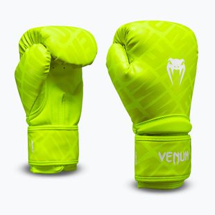 Bokso pirštinės Venum Contender 1.5 XT 3D Boxing neon yellow