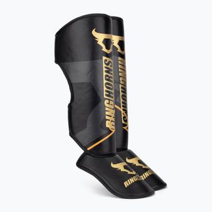 Blauzdų ir pėdų apsaugos Venum Ringhorns Charger Shin black/gold