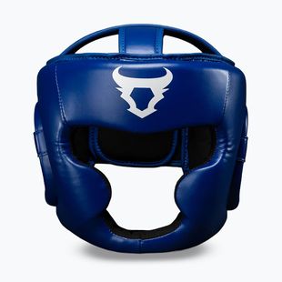 Bokso šalmas Venum Ringhorns Charger Headgear navy blue/red