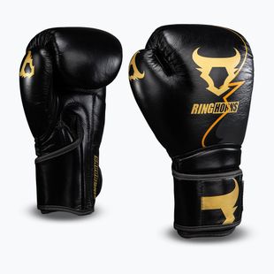 Bokso pirštinės Venum Ringhorns Charger Boxing black/gold