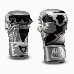 Bokso pirštinės Venum Ringhorns Charger Boxing silver/black