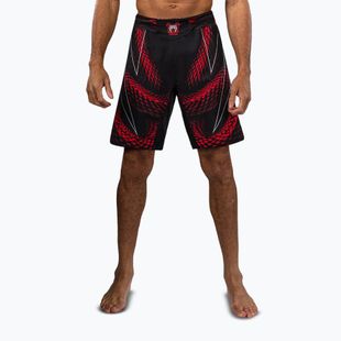 Vyriški treniruočių šortai Venum Matupa Fightshorts black/red/silver
