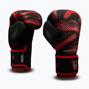 Bokso pirštinės Venum Matupa Boxing black/red/silver