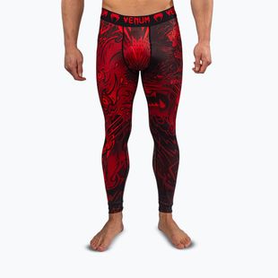 Vyriškos treniruočių tamprės Venum Wolf Attack Spats black/red