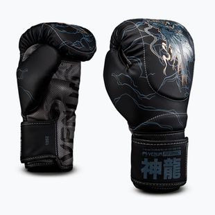 Bokso pirštinės Venum Thunder Dragon Boxing black/grey/copper