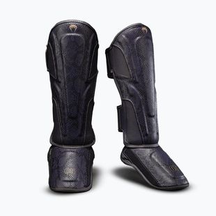 Blauzdų ir pėdų apsaugos Venum Impact Evo Scales Shin dark purple