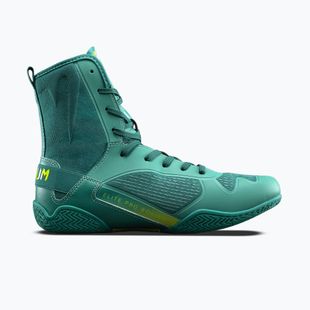 Bokso bateliai Venum Elite Neo Boxing green/neon yellow